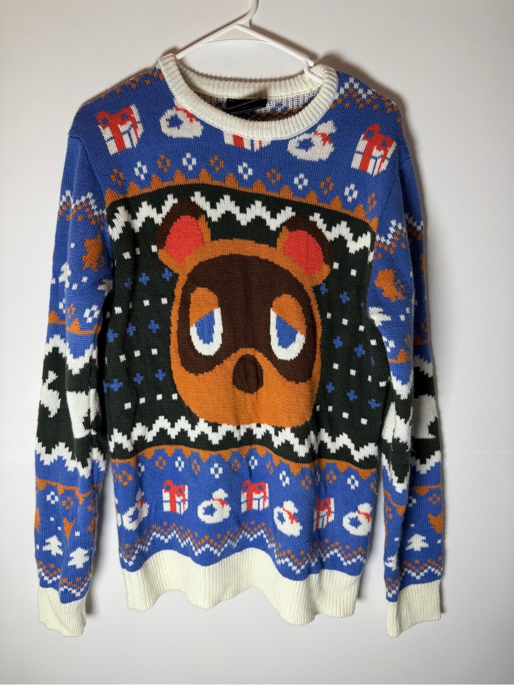 Nintendo Animal Crossing Tom Nook Christmas Sweater